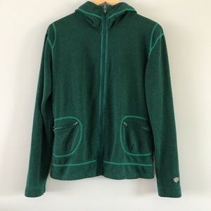 Kuhl Kashmira Green Zip Hoodie L